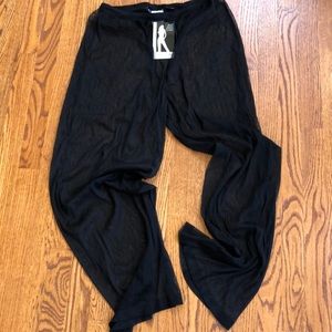 Black beach pants